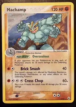 Machamp Reverse Holofoil Pokemon 2004 EX Hidden Legends expansion. - Image 1