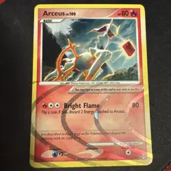 Pokemon Arceus AR3 Platinum Holo 2009 - Image 1