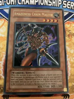 Yugioh AMAZONESS CHAIN MASTER SP1-EN002 NM - Image 1