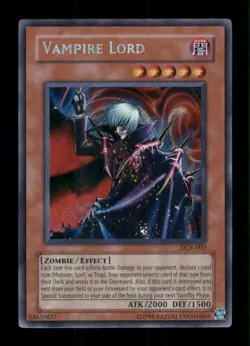 Vampire Lord Secret Rare Unlimited Dark Crisis DCR-000 NM - Image 1