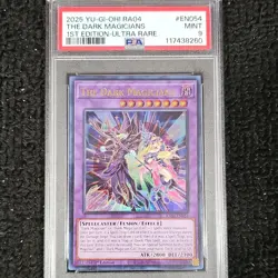 Konami Yu-Gi-Oh! The Dark Magicians RA04-EN054 Ultra Rare 1st Edition 2025 PSA 9 - Image 3