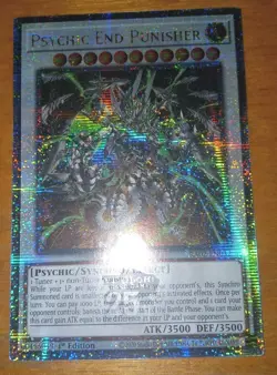 Psychic End Punisher (Quarter Century Secret Rare) RA02-EN032 NM Yugioh - Image 1