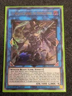 Yugioh! Tri-Brigade Shuraig the Ominous Omen- MP21-EN198 - Ultra Rare - 1st Ed. - Image 1