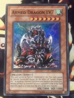 Yugioh: Armed Dragon LV7 - DP2-EN012 - Super Rare - 1st Edition - HP - Image 1