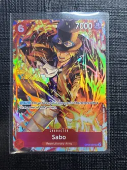 One Piece Illustration Box Vol. 5 OP05-007 Sabo SR Promo Alt Art - Image 1