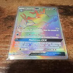 Pokemon Kingdra GX SM155 Sm: Promo Full Art Holo 230 HP Pokemon TCG Card - Image 1