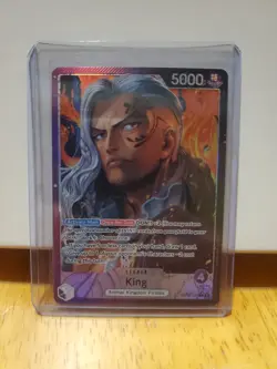 One Piece Card Game King Leader Alt Art OP08-057 Two Legends English - Image 1