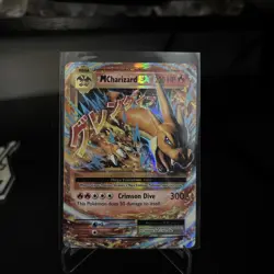 Pokemon Mega M Charizard EX Ultra Rare TCG Card 13/108 Holo 2016 - Image 1