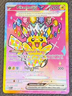Pikachu EX SIR 277/17 Ascended Heroes English Pokemon Card- NM/M Freshly Pulled - Image 1