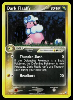 Pokemon Card - Dark Flaaffy Team Rocket Returns 33/109 Uncommon - Image 1