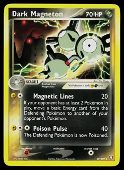 Pokemon Card - Dark Magneton Team Rocket Returns 39/109 Uncommon - Image 1