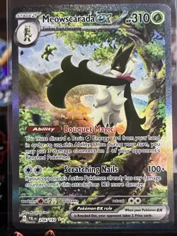 Meowscarada ex 256/193 Special Illustration Rare Paldea Evolved Pokemon Card - Image 1