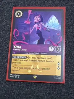 Lorcana Yzma Conniving Chemist Card 56/204 Azurite Sea Regular - Image 1