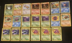 Jungle/Fossil Pokemon Vintage Card Lot (20x Cards) - Image 1