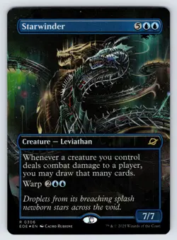 Starwinder Borderless Foil - Edge of Eternities MTG Magic the Gathering - Image 1