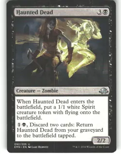 Haunted Dead - Eldritch Moon - MTG - Uncommon - #92 - NM - Image 1