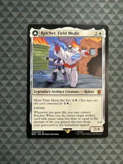 MTG Ratchet, Field Medic #002/015 Mythic Universes Beyond: Transformers (BOT) - Image 1