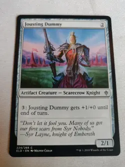 x1 Jousting Dummy ELD MTG Eldraine 224/269 COMMON M/NM 1x - Image 1