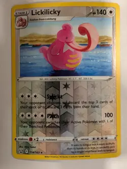 Lickilicky 114/163 - Battle Styles Reverse Pokemon Holo Foil Nice! - Image 1