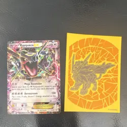 Pokemon Rayquaza EX Promo Shiny Holo XY69 Basic Dragon XY TCG Card - Image 2