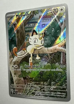Meowth 106/94 Full Art Phantasmal Flames Pokemon TCG MINT CONDITION NEW - Image 3