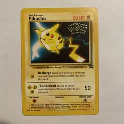 (SW) Pokemon TCG Pikachu #25 Black Star Promo - 1999 - WB The First Movie - Image 1