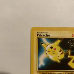 (SW) Pokemon TCG Pikachu #25 Black Star Promo - 1999 - WB The First Movie - Image 2