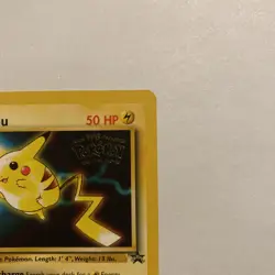 (SW) Pokemon TCG Pikachu #25 Black Star Promo - 1999 - WB The First Movie - Image 3