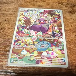 Pokemon Morpeko 206/182 SV04: Paradox Rift Illustration Rare Full Art Holo 70 HP - Image 1