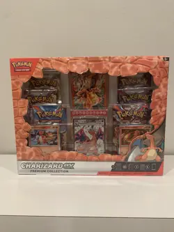 Pokemon Charizard ex Premium Collection Box- 6 Packs 820650873232 - Image 1