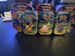 3x Pokemon TCG Ascended Heroes Mini Tins (total Of 6 Packs) - Image 1