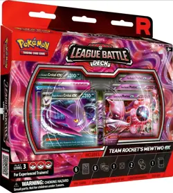 Pokemon TCG Team Rocket's Mewtwo ex League Battle Deck Sealed New - Image 1