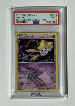 Jirachi RC13/RC32 PSA 9 Mint 2016 Pokemon XY Generations 20th Anniversary - Image 1