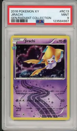 2016 Pokemon XY Generations Radiant Collection Jirachi #RC13 PSA 9 - Image 1