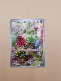 Pokemon TCG: Sprigatito 196/193 Sv02: Paldea Evolved Holo NM - Image 2