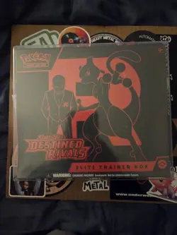 Pokemon Scarlet & Violet Destined Rivals ETB Elite Trainer Box Sealed W/ Display - Image 1