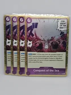 Conquest of the Sea Playset - OP08-077 x4 - Two Legends - One Piece - English - Image 1