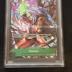 2025 ONE PIECE 0P-13 CARRYING ON HIS WILL ALTERNATE ART #028 SHANKS PSA 10 GEM - Image 3