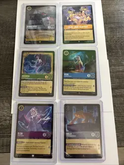 Disney Lorcana TCG Card Lot Includes Legendaries! - Image 1