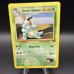 Pokemon TCG Gym Challenge Giovanni's Nidoqueen 23/132 Regular Card 1995-1998 - Image 1