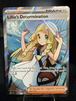 Pokemon TCG Mega Evolution Lillie’s Determination Full Art Trainer Card 169/132 - Image 1
