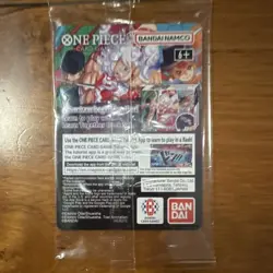 One Piece Bandai Monkey.D.Luffy US Voyage Promo Holo Card Game - Image 2