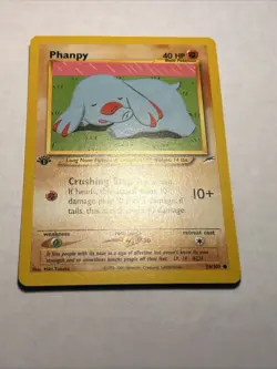 Phanpy 76/105 1st Edition Neo Destiny Pokemon TCG Vintage WOTC Card NM - Image 4