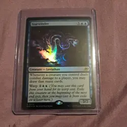 MTG Starwinder (Foil) Starwinder Art Card Gold Signed. starwinder reg foil. - Image 2