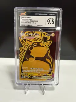 Pokemon CGC 9.5 SWSH Lost Origin Set GOLD CARD Pikachu VMAX TG29/TG30 - CGC 9.5 - Image 1