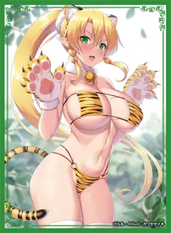 Sword art Online SAO Leafa doujin Card Sleeve Protector - Image 1