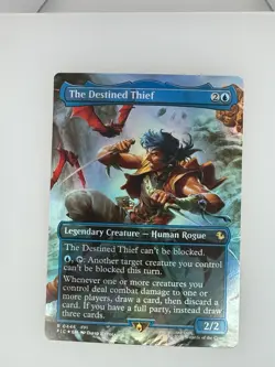 MTG FINAL FANTASY The Destined Thief (Borderless Foil) 446 NM - Image 1