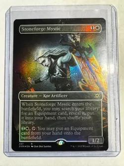 Stoneforge Mystic (Borderless) Double Masters Foil NM Magic the Gathering - Image 1