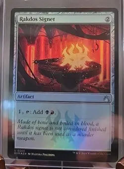 Rakdos Signet Ravnica Remastered MTG Foil Near Mint - Image 3