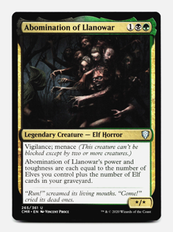Abomination of Llanowar [Commander Legends] Magic MTG - NM 💀🌳 - Image 1